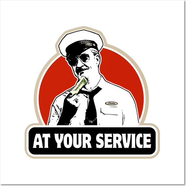 at your service Wall Art by Naive Rider